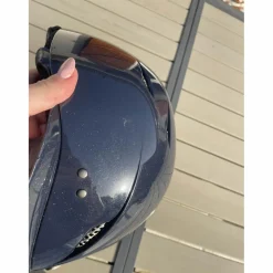 casque easy first lady bleu marine à paillettes*GPA Hot