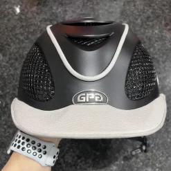 GPA Casques Et Bombes>Casque speed air leather noir/gris Taille 58 (59 )