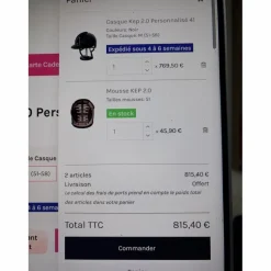 casque JAMAIS PORTÉ NEUF*KEP