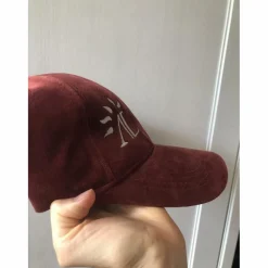 casquette velour rouge AL*Alexandra Ledermann Sale