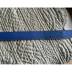 - Marque inconnue - Accessoires>Ceinture AL cuir bleu azur