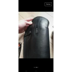 T de T Chaps>Chaps Bizet cuir noir