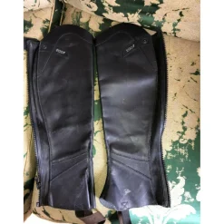 Ego7 Chaps>Chaps cuir noir
