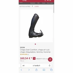 Chaps excel Dyon chaps en cuir «Exel Comfort»*Dy'on Hot