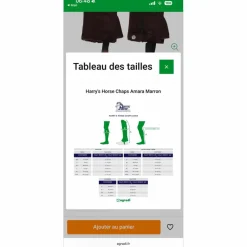 Chaps marron amarra Harry’s Horse*Harry's Horse Discount