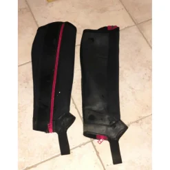 chaps noir et rose*Fouganza New
