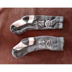 Fouganza Accessoires>Chaussettes noir et rose