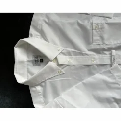 Pikeur Chemises & Polos>CHEMISE DE CONCOURS (homme) (Blanche, Manche courte)