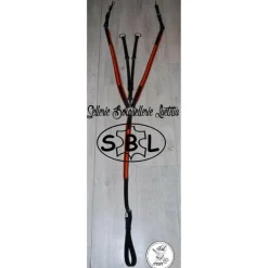 Collier chasse martingale noir orange*- Marque inconnue - New