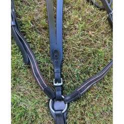 Fouganza Colliers De Chasse>collier de chasse + martingale noir