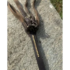 Collier de chasse en cuir (taille cheval)*Chetak Online