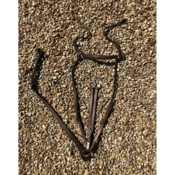 Collier de chasse en cuir*Eric Thomas Discount