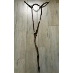 Collier de chasse cuir marron - Taille cheval*Forestier Online
