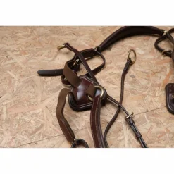 Collier de chasse marron taille cheval*Time Rider Outlet