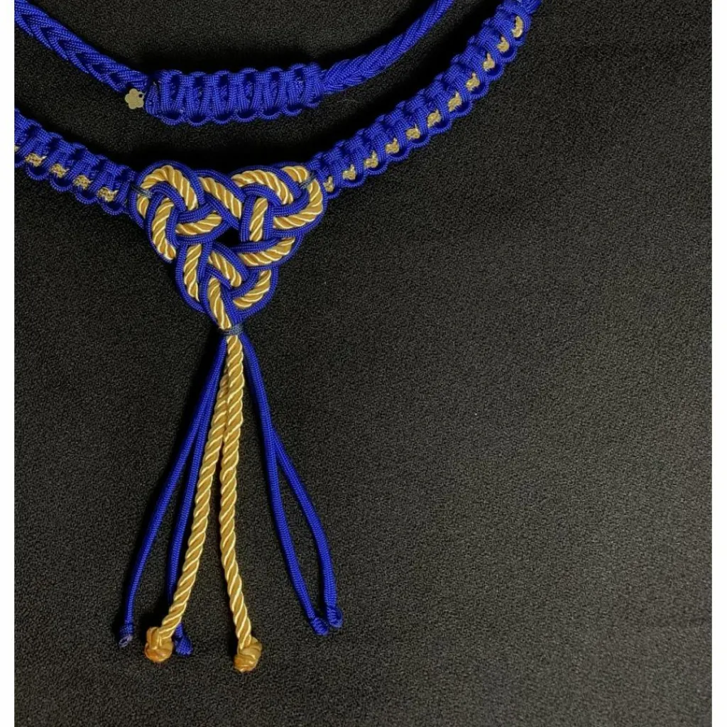 Cordelette bleu et or*- Marque inconnue - Discount