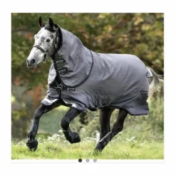 Couverture de paddock Amigo 100g Bravo 12 Refl Plus 100g (Gris/Réfléchissant/Noir)*Horseware Best