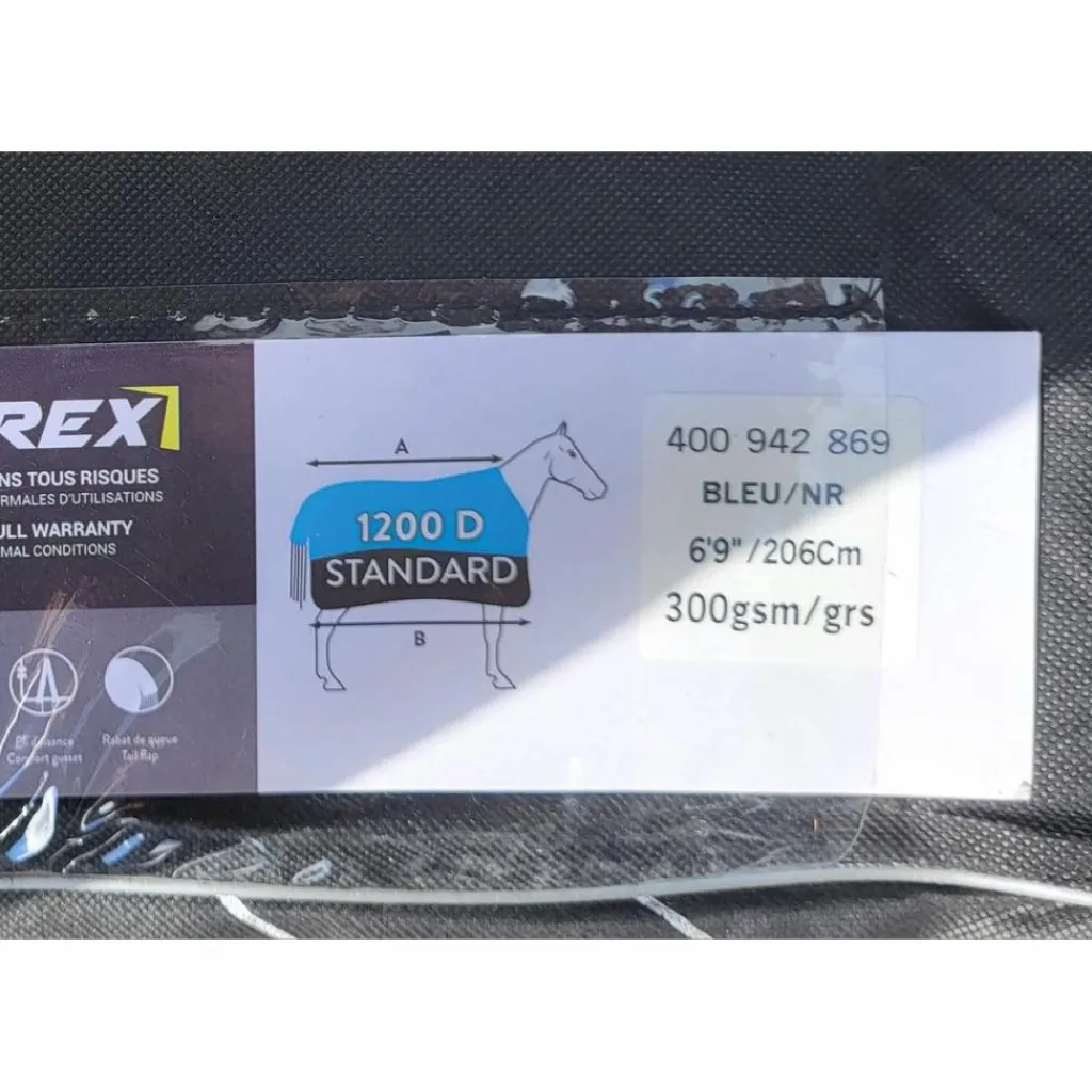 Couverture extérieur cheval 300 gr*Equitheme Hot