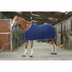 Riding World Couvertures>Couverture Polaire Bleu marine 145cm