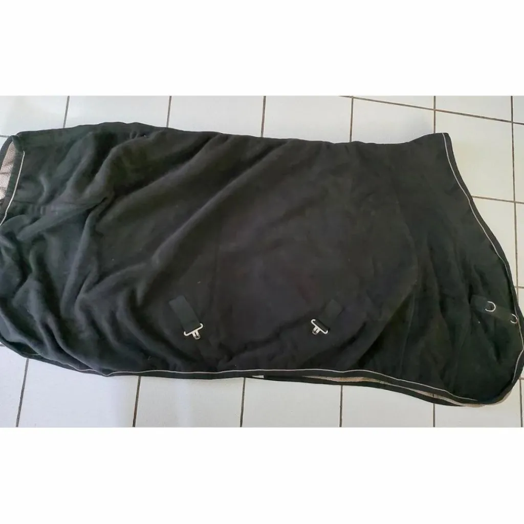 Equitheme Couvertures>Couverture polaire noire de la marque