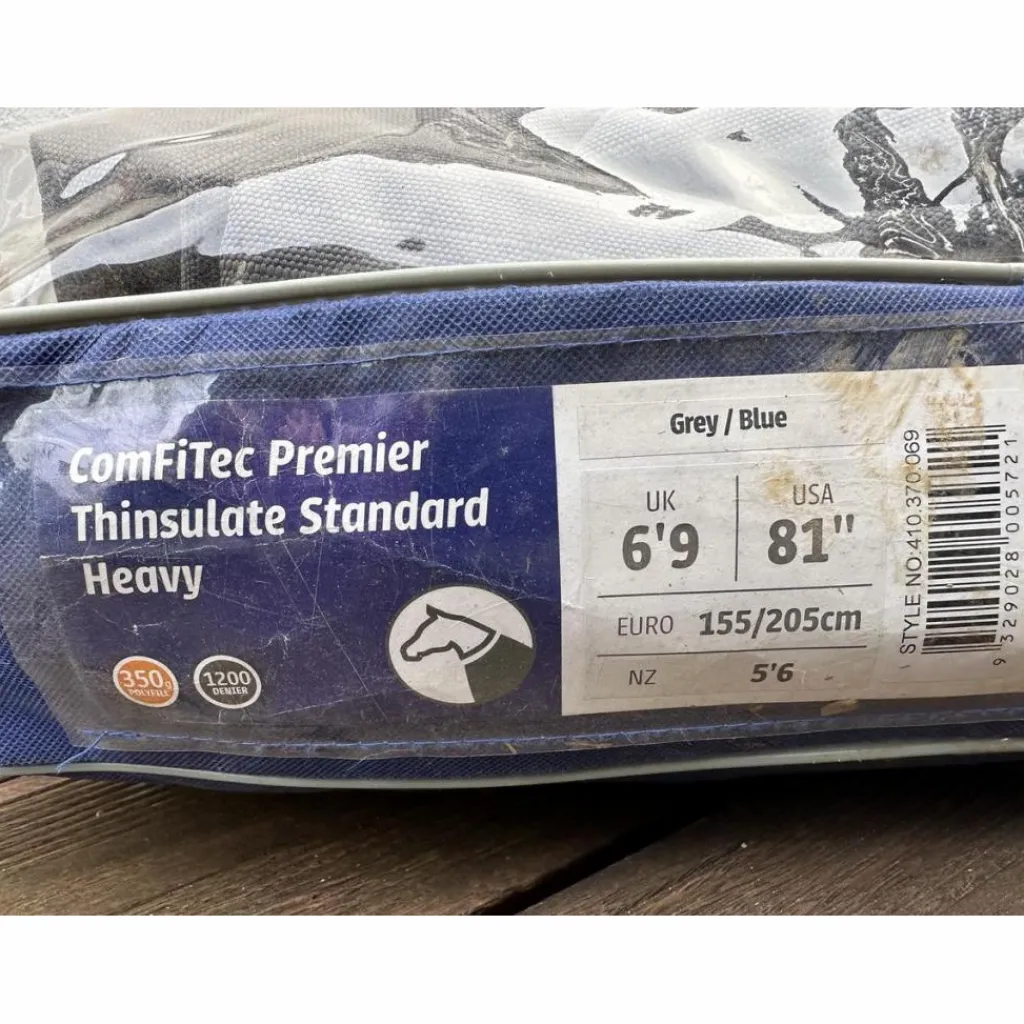 Weatherbeeta Couvertures>Couverture ComFiTec Premier Thinsulate Standard 350g