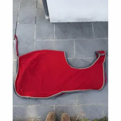 Couvre rein polaire equithème rouge*Equitheme Outlet