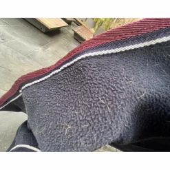 Equitheme Couvres-Reins>Couvre reins bleu/Bordeaux