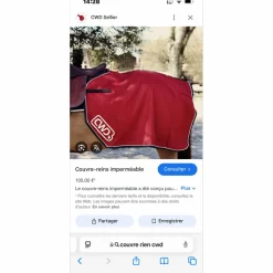 CWD Couvres-Reins>Couvre reins imperméable neuf