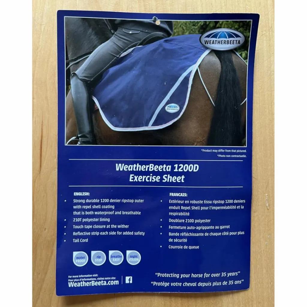 Weatherbeeta Couvres-Reins>Couvre reins 1200D