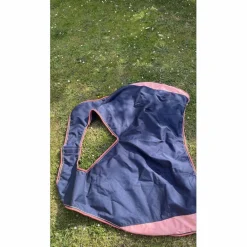 Equitheme Couvres-Reins>couvre-rein bleu et rose