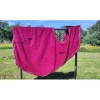 Equitheme Couvres-Reins>Couvre-reins bordeaux taille poney D Equithème