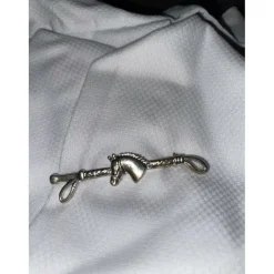 Cravate de chasse et broche* New