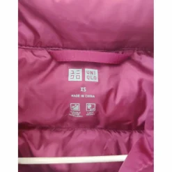 Doudoune prune XS sans manche*- Marque inconnue - Clearance