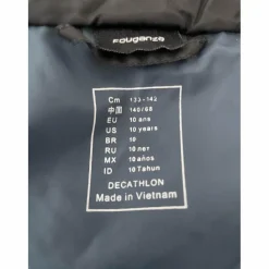 Doudoune sans manches noir*Fouganza Discount