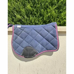 Equitheme Ensemble Tapis + Bonnet>Ensemble bleu marine