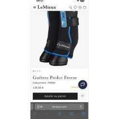 ensemble de deux guêtres et sac de transport pro ice*Lemieux Online