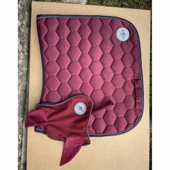 Felix Bhuler Ensemble Tapis + Bonnet>Ensemble de dressage bordeaux et bleu