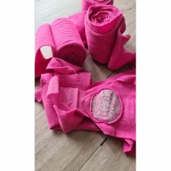 HV Polo Ensemble Tapis + Bonnet>Ensemble dressage rose tapis-bonnet-bandes