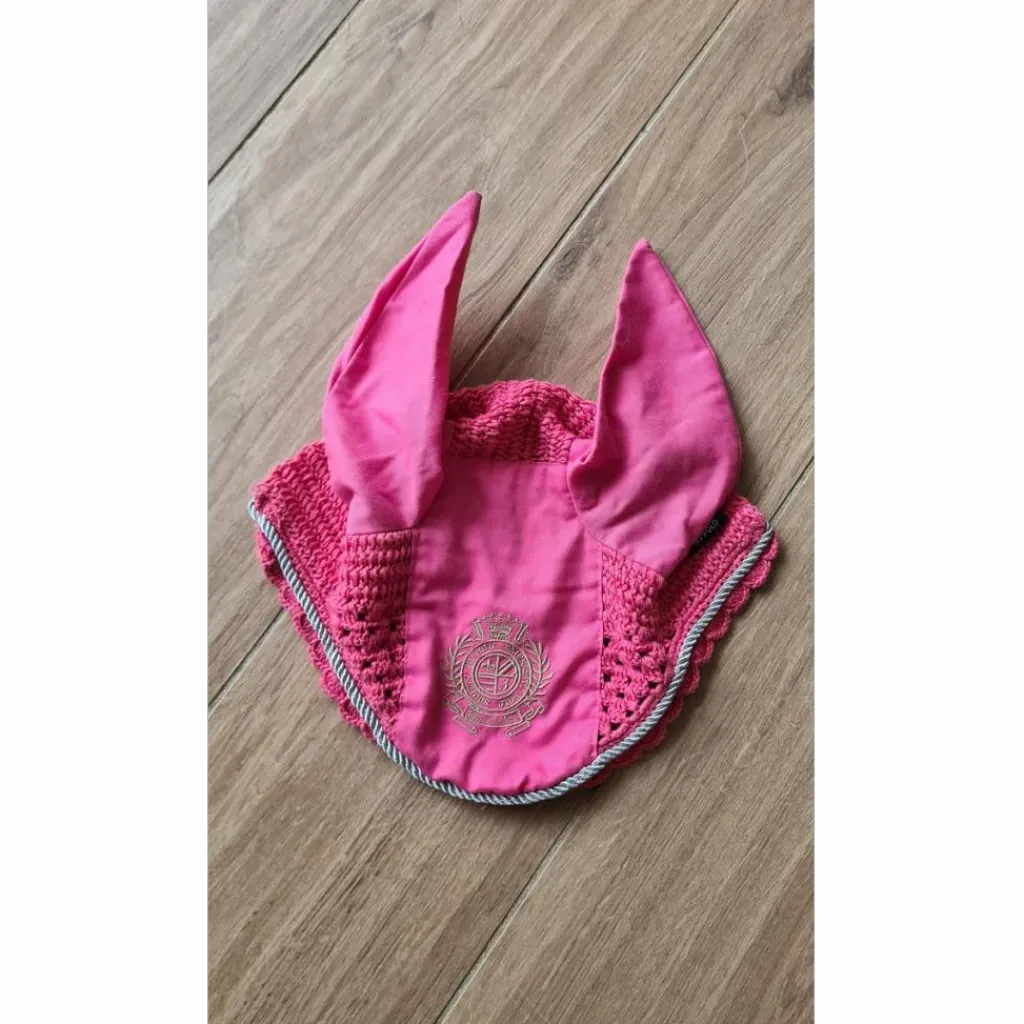 HV Polo Ensemble Tapis + Bonnet>Ensemble dressage rose tapis-bonnet-bandes