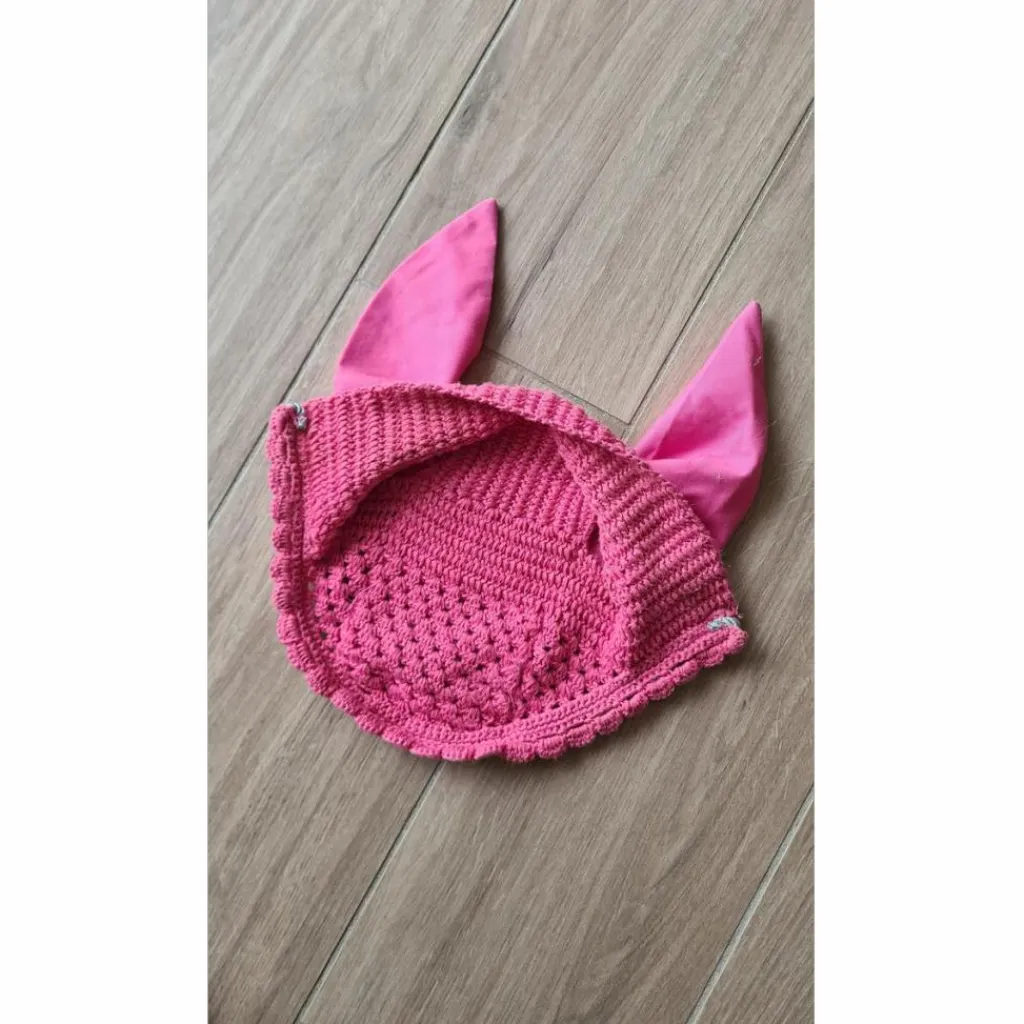 HV Polo Ensemble Tapis + Bonnet>Ensemble dressage rose tapis-bonnet-bandes