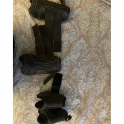 Ensemble guetres avant arrières marron*Fouganza Hot