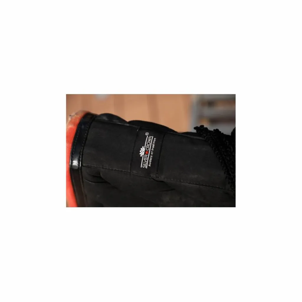 SILVER*CROWN Ensemble Tapis + Bonnet>Ensemble Silver Crown (rouge et noir)