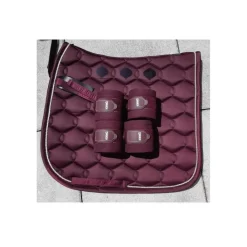 Ensemble Tapis + Bandes de Polo bordeaux*Eskadron Hot