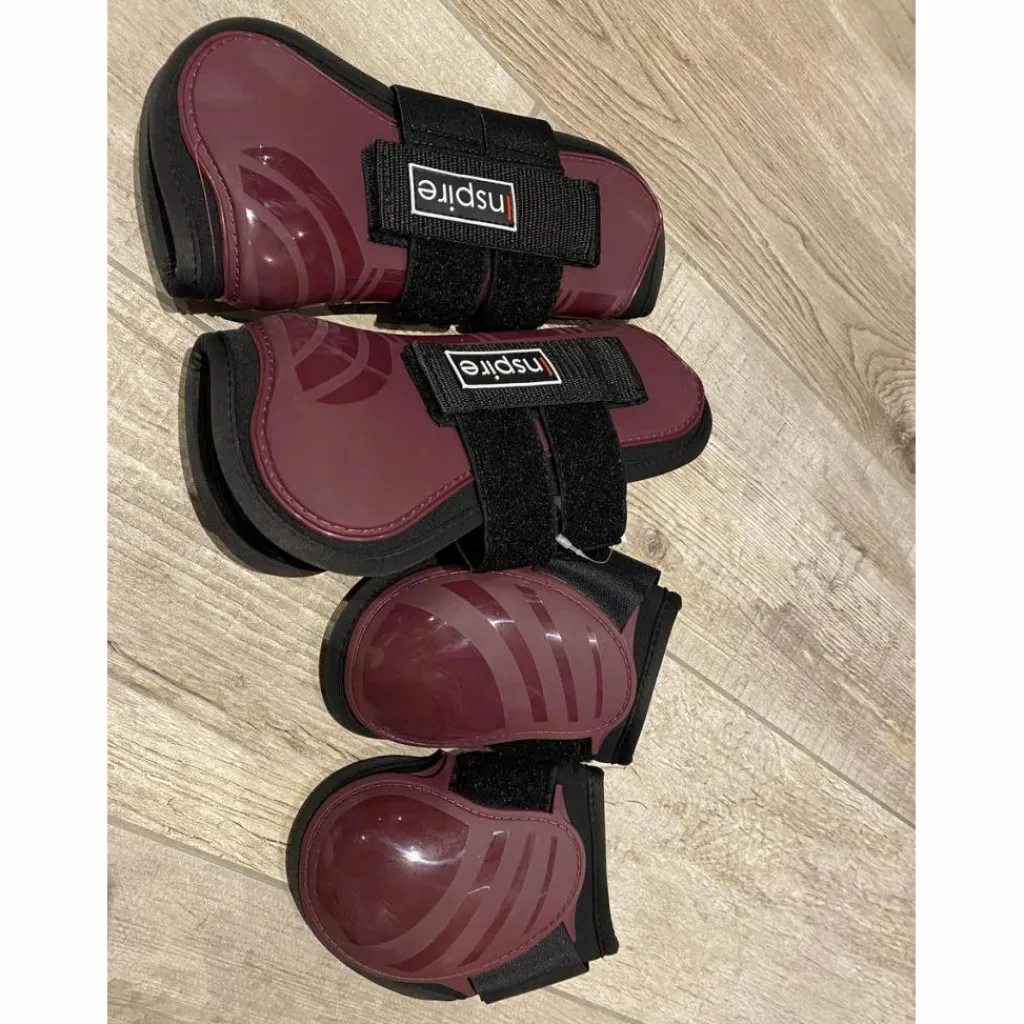 Lamicell Ensemble Tapis + Bonnet>Ensemble Tapis Bonnet Guêtres Protèges boulets bordeaux