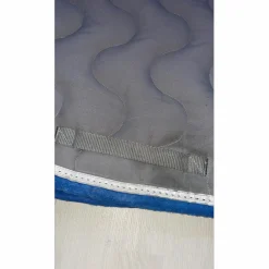 Ensemble tapis bonnet Pénélope gris et bleu roi*Penelope Leprevost New