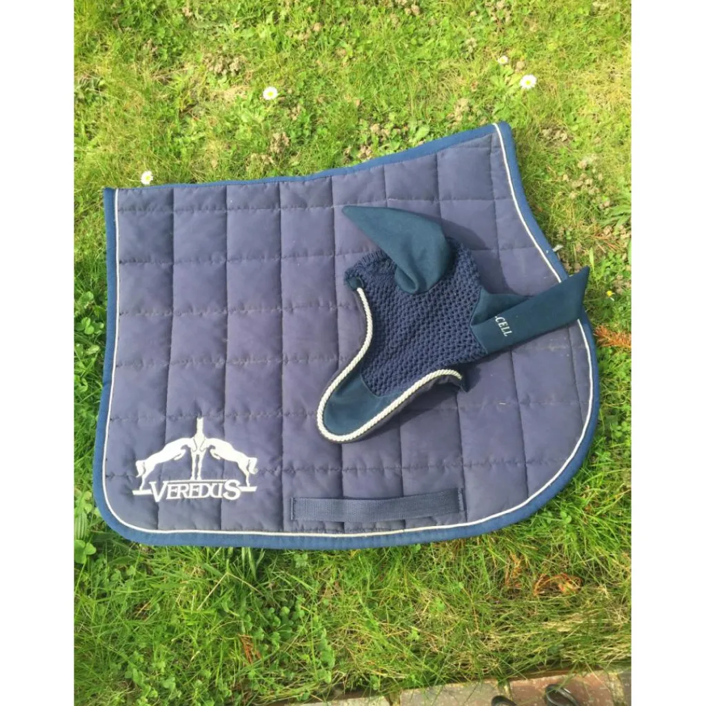 Veredus Ensemble Tapis + Bonnet>Ensemble tapis et bonnet et Lamicell bleu marine