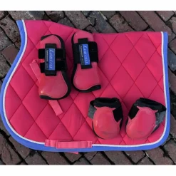 Lamicell Ensemble Tapis + Bonnet>Ensemble tapis et guetres proteges boulets taille cheval