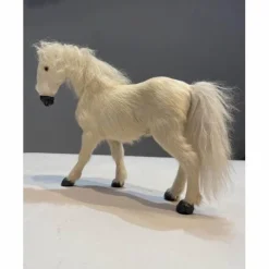 - Marque inconnue - Jouets>Figurine cheval en fourrure