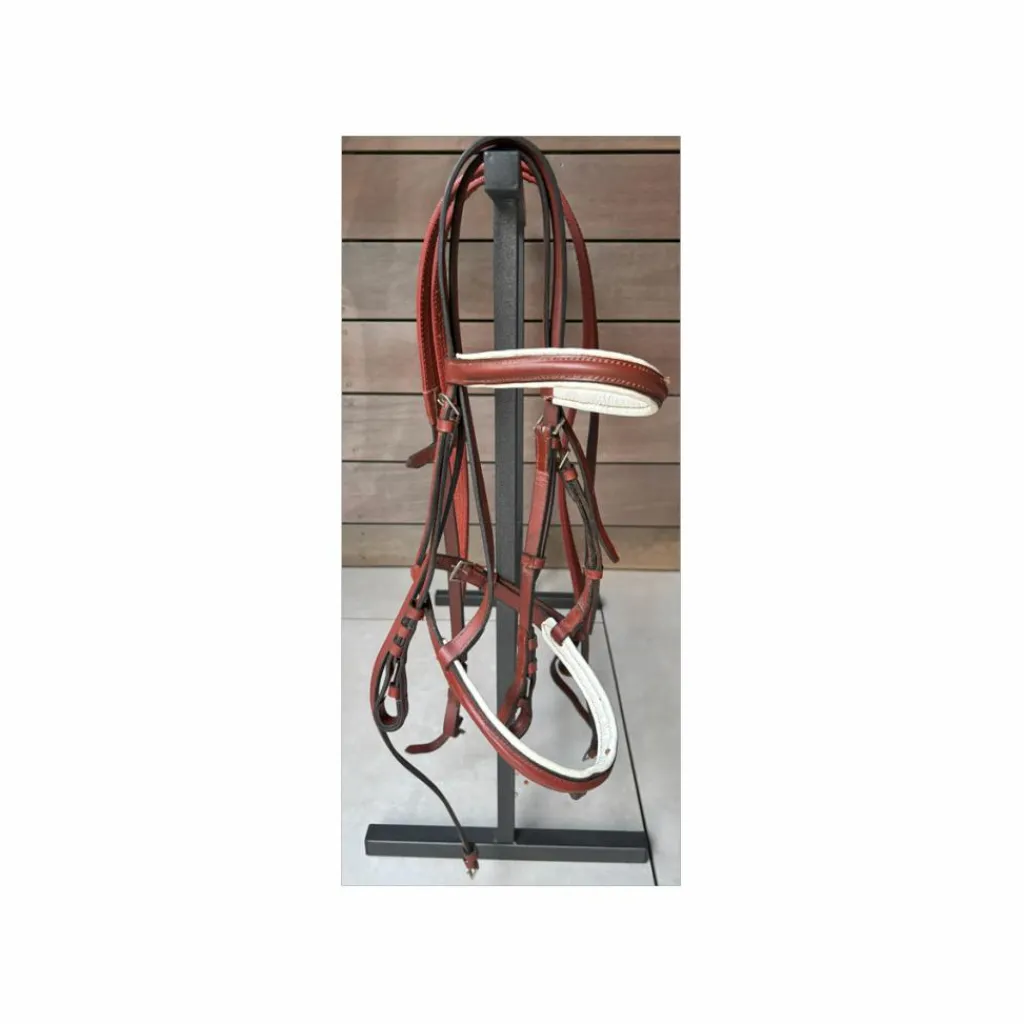 Filet cuir pour Double poney/Petit cheval*- Marque inconnue - New