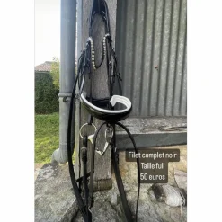 Norton Bridons - Filets>Filet dressage noir full