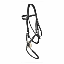 Filet Dyon Muserolle Croisée Noir Neuf Cheval*Dy'on Hot